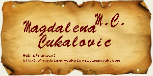 Magdalena Čukalović vizit kartica